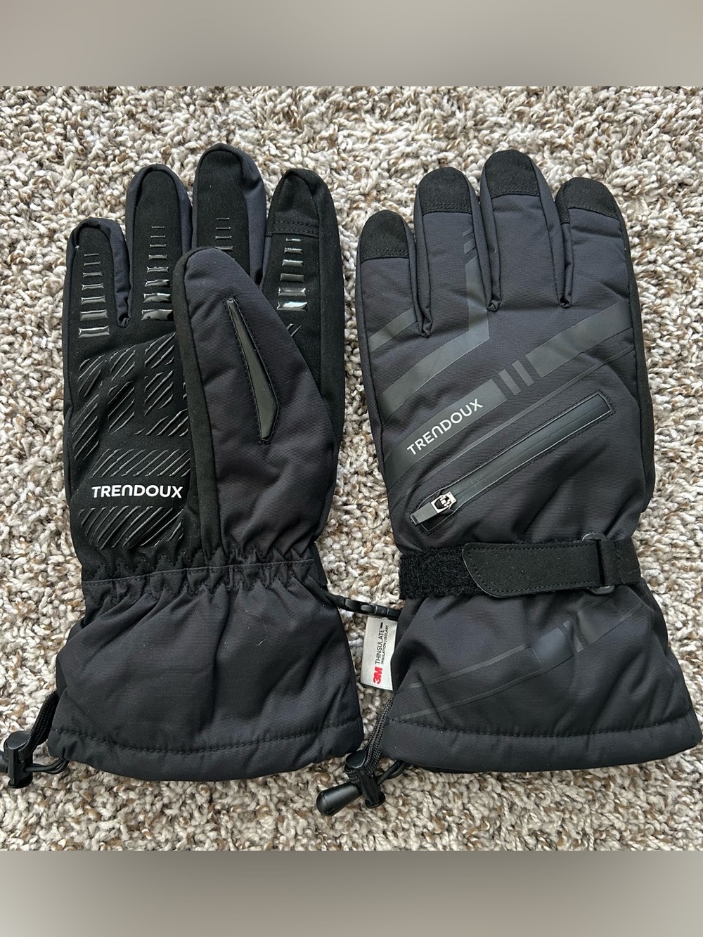 Trendoux Waterproof Winter Ski Gloves - 3M Thinsulate Warm & Touchscreen